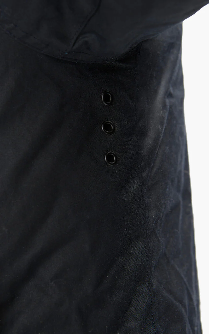 Barbour Hooded Beaufort Wax Jacket Navy - Image 16