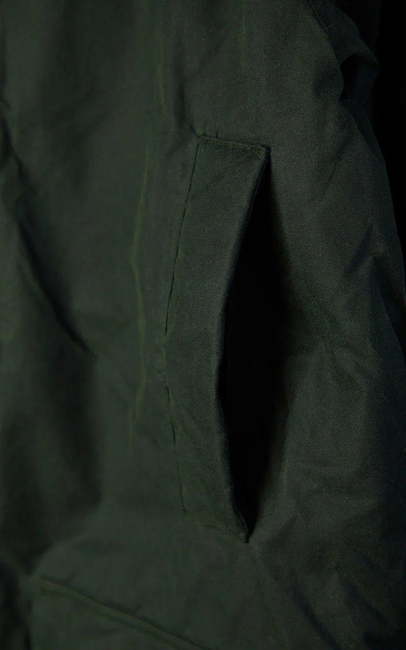 Barbour Hooded Beaufort Wax Jacket Sage - Image 11