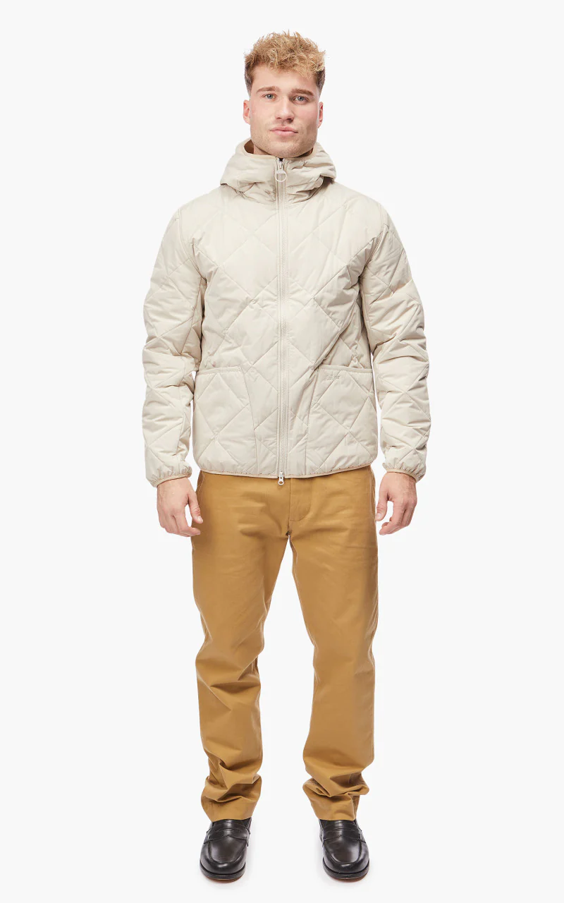 Barbour Hooded Liddesdale Quilted Jacket Mist - Image 2