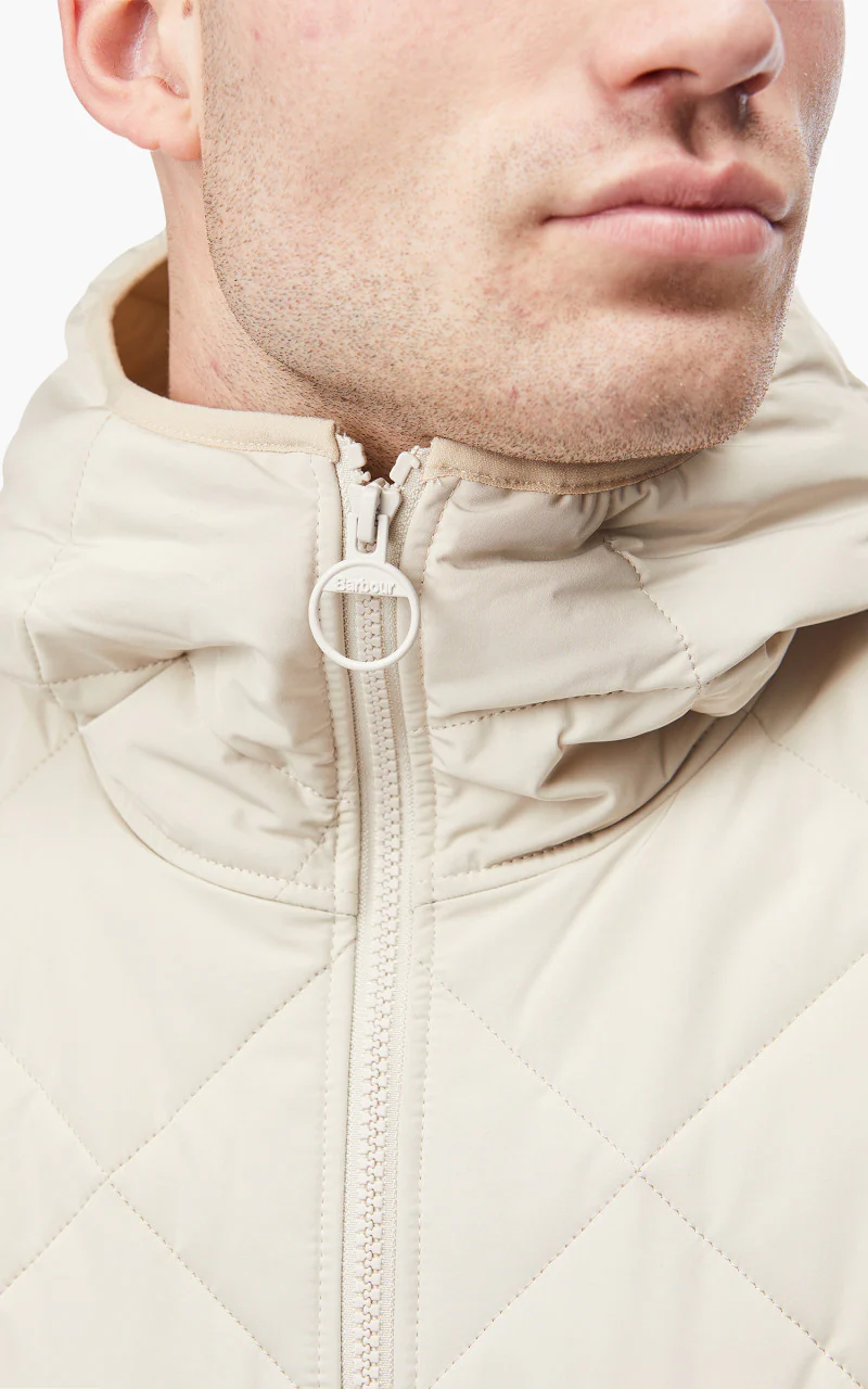 Barbour Hooded Liddesdale Quilted Jacket Mist - Image 6