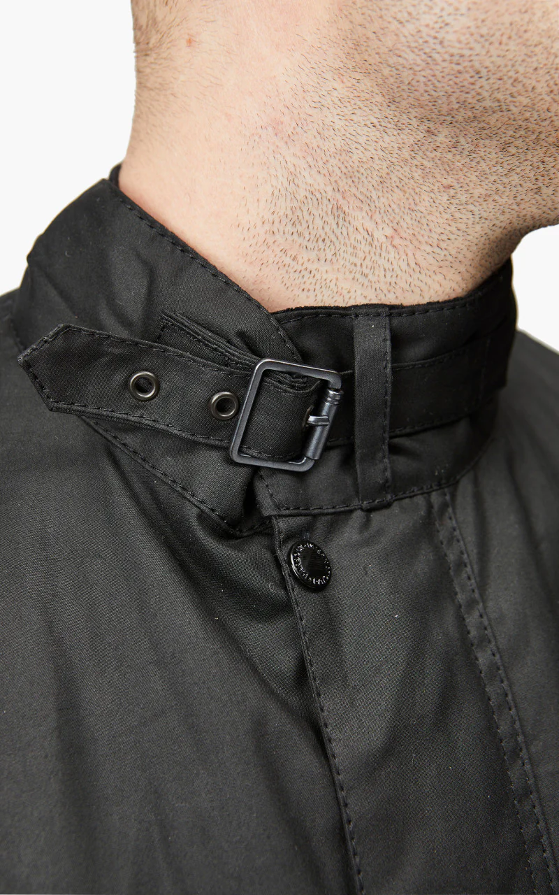 Barbour International Winter SL International Wax Jacket Black - Image 13
