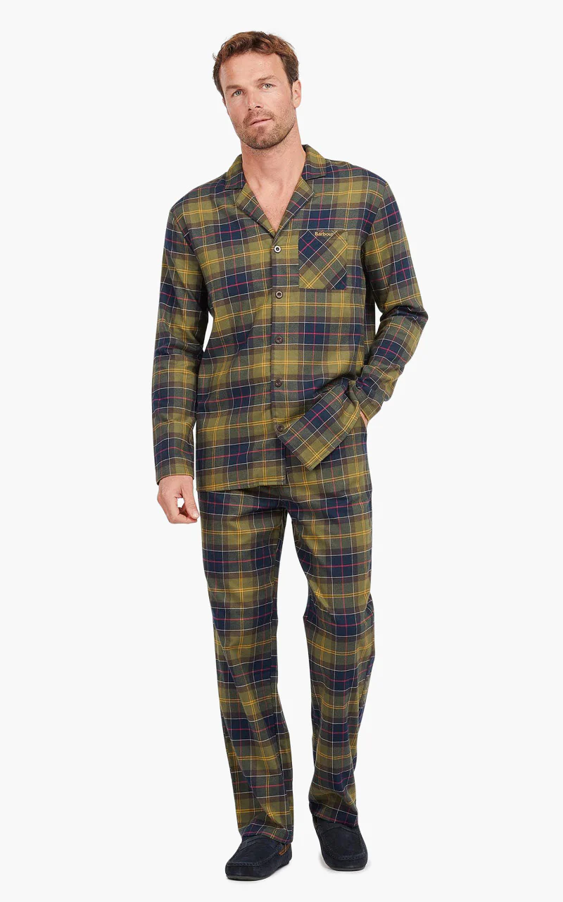 Barbour Laith Pyjama Set Classic Tartan - Image 2