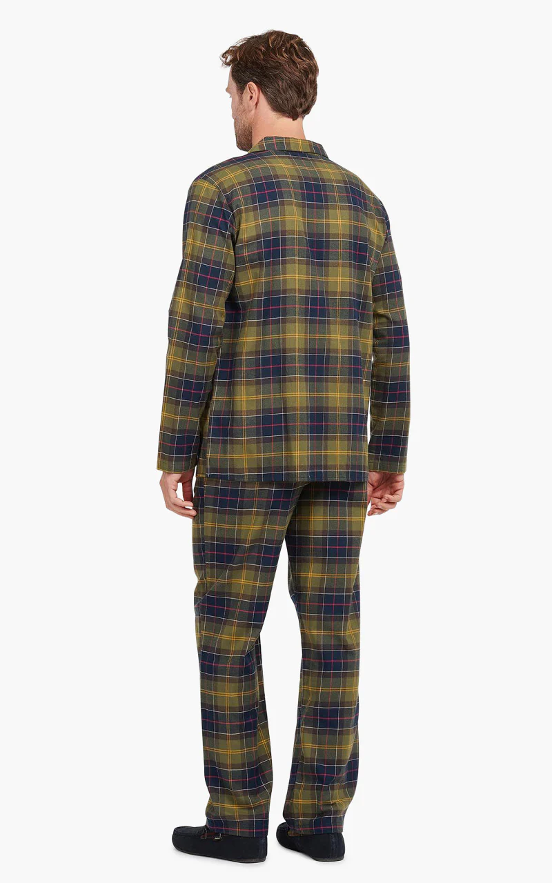 Barbour Laith Pyjama Set Classic Tartan - Image 8