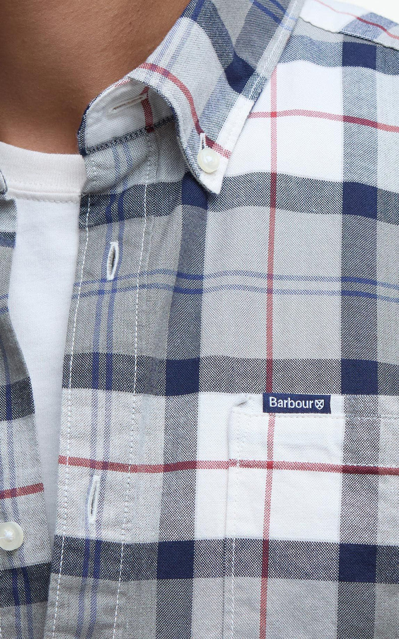 Barbour Lewis Shirt Bleached Pine Tartan - Image 4