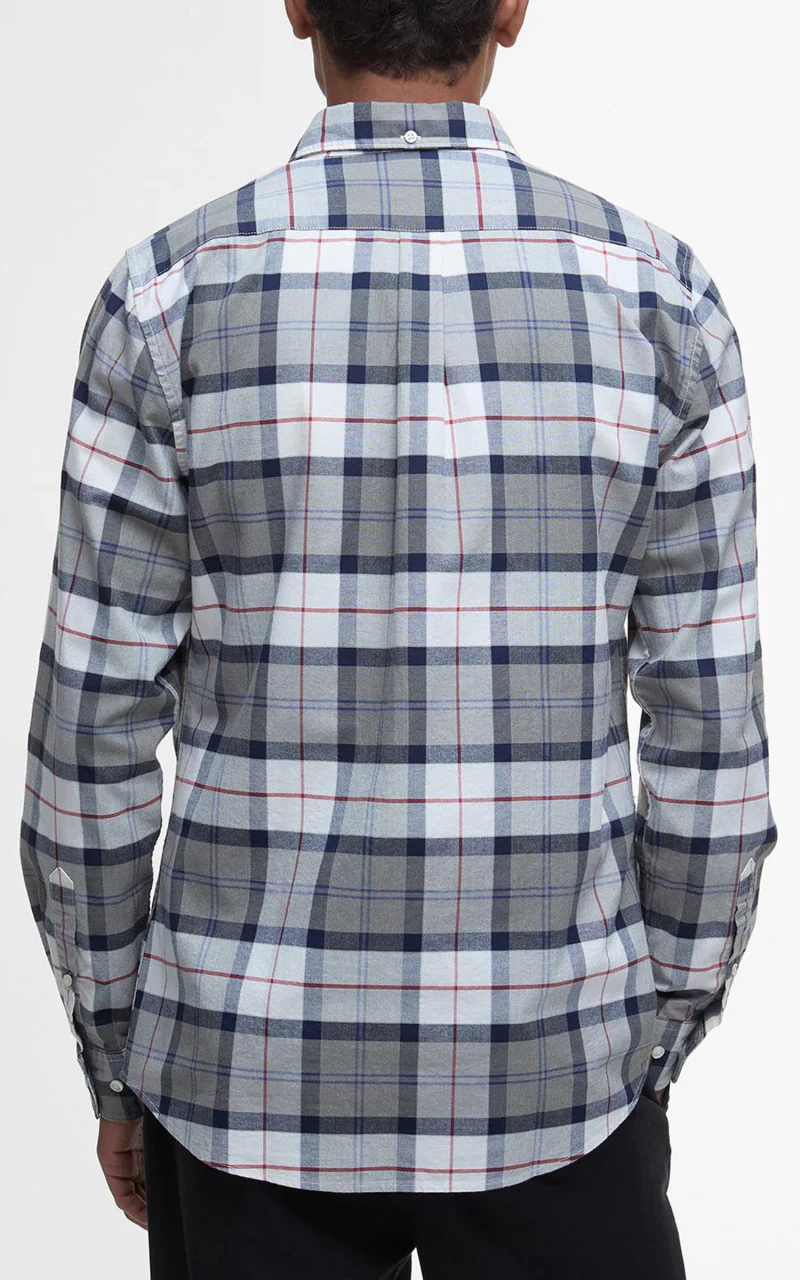 Barbour Lewis Shirt Bleached Pine Tartan - Image 5