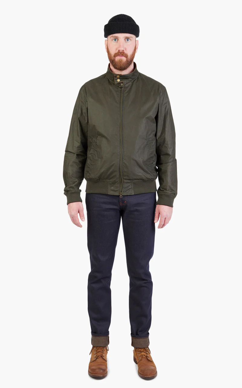 Barbour Lightweight Royston Wax Jacket Archive Olive - Image 2