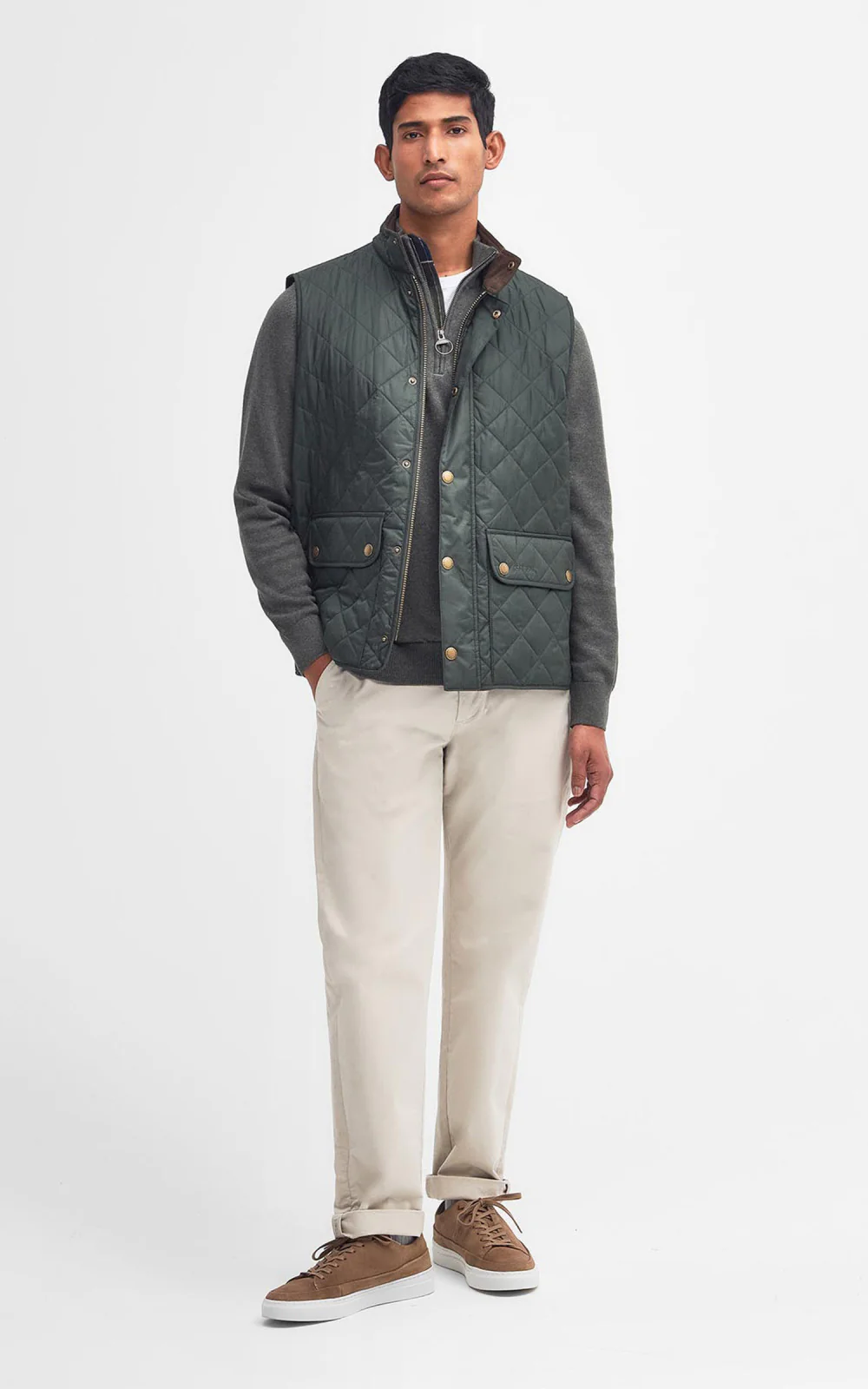 Barbour Lowerdale Vest Sage - Image 2