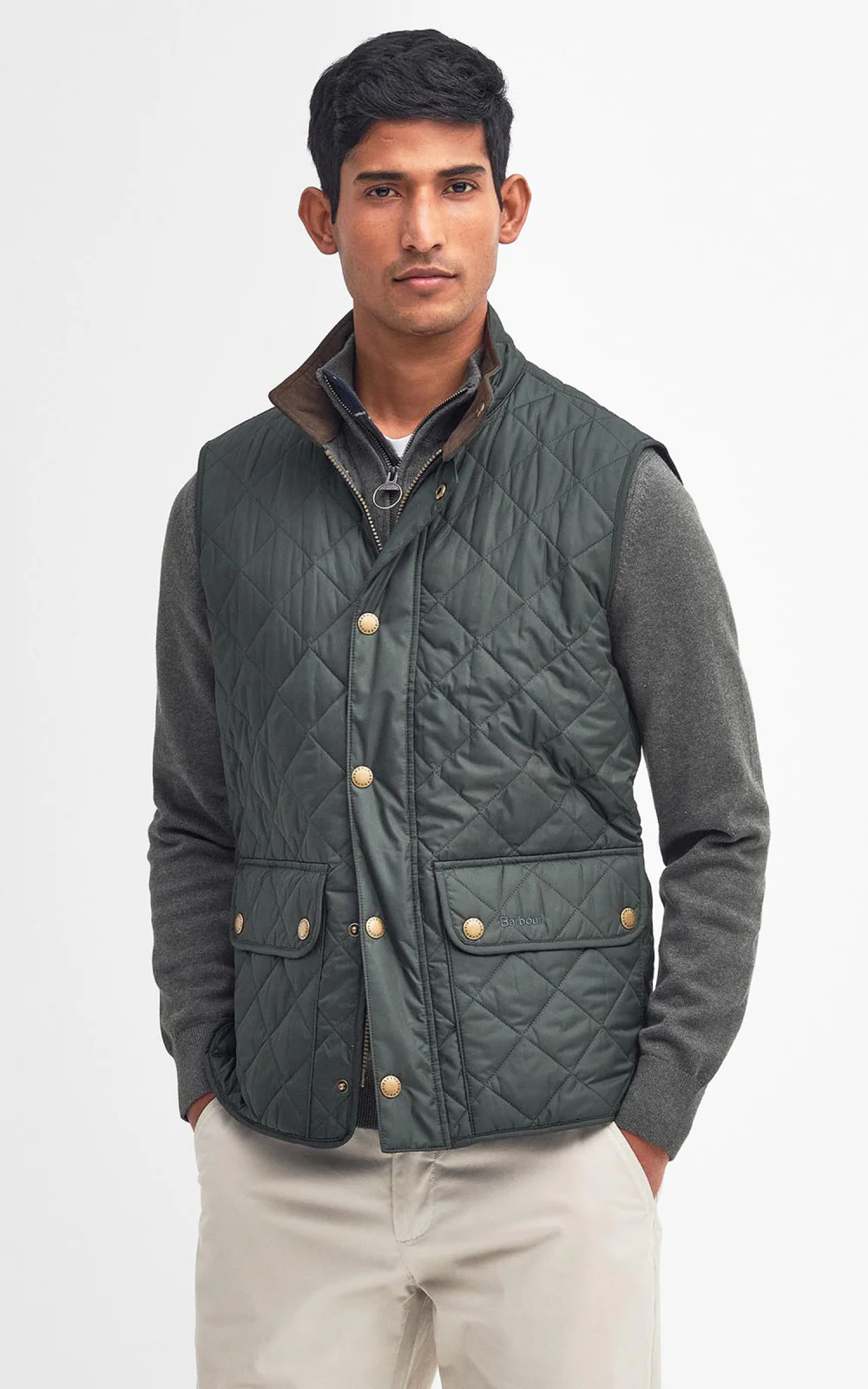 Barbour Lowerdale Vest Sage - Image 3