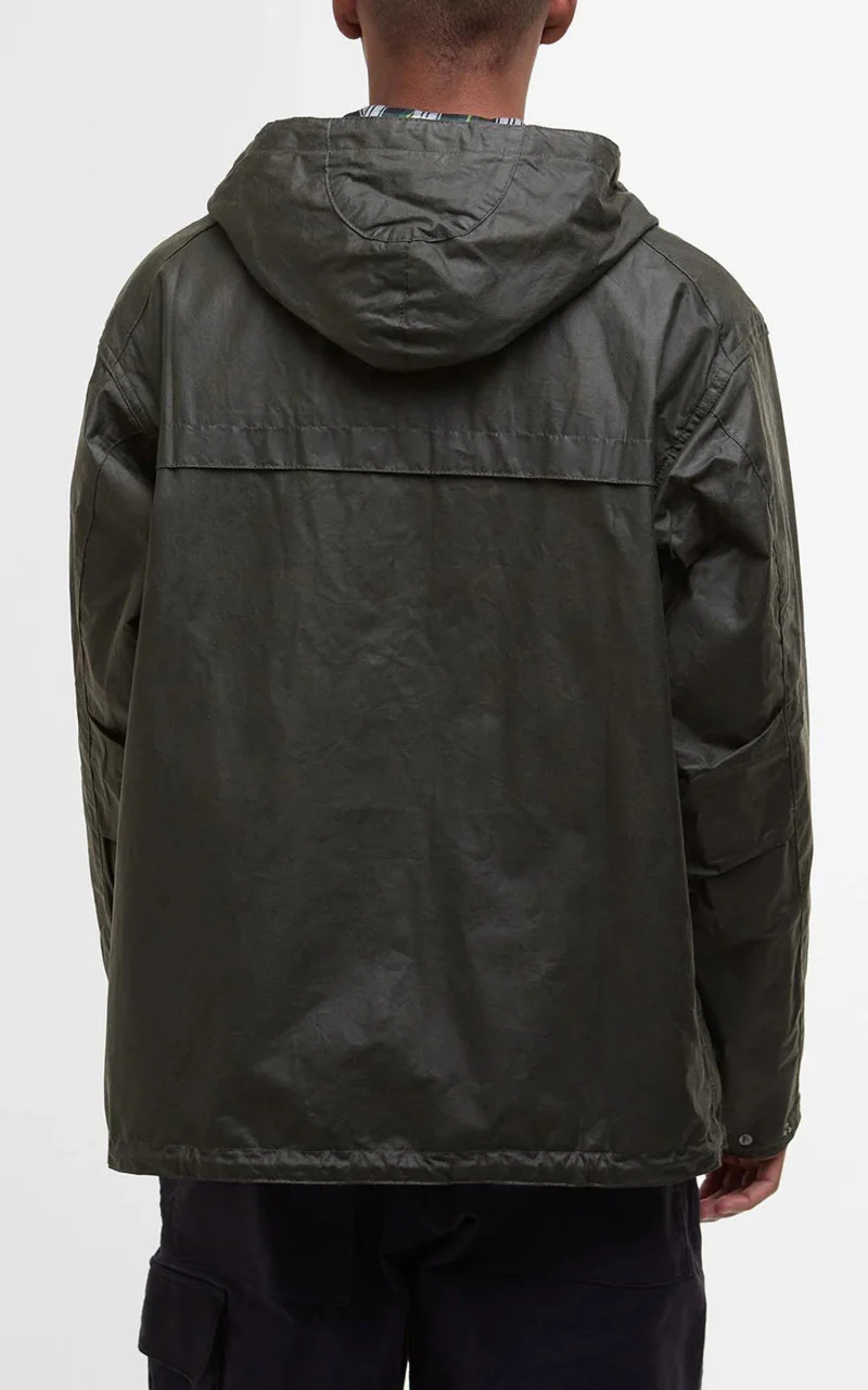 Barbour Modified Durham Waxed Jacket Archive Olive - Image 7