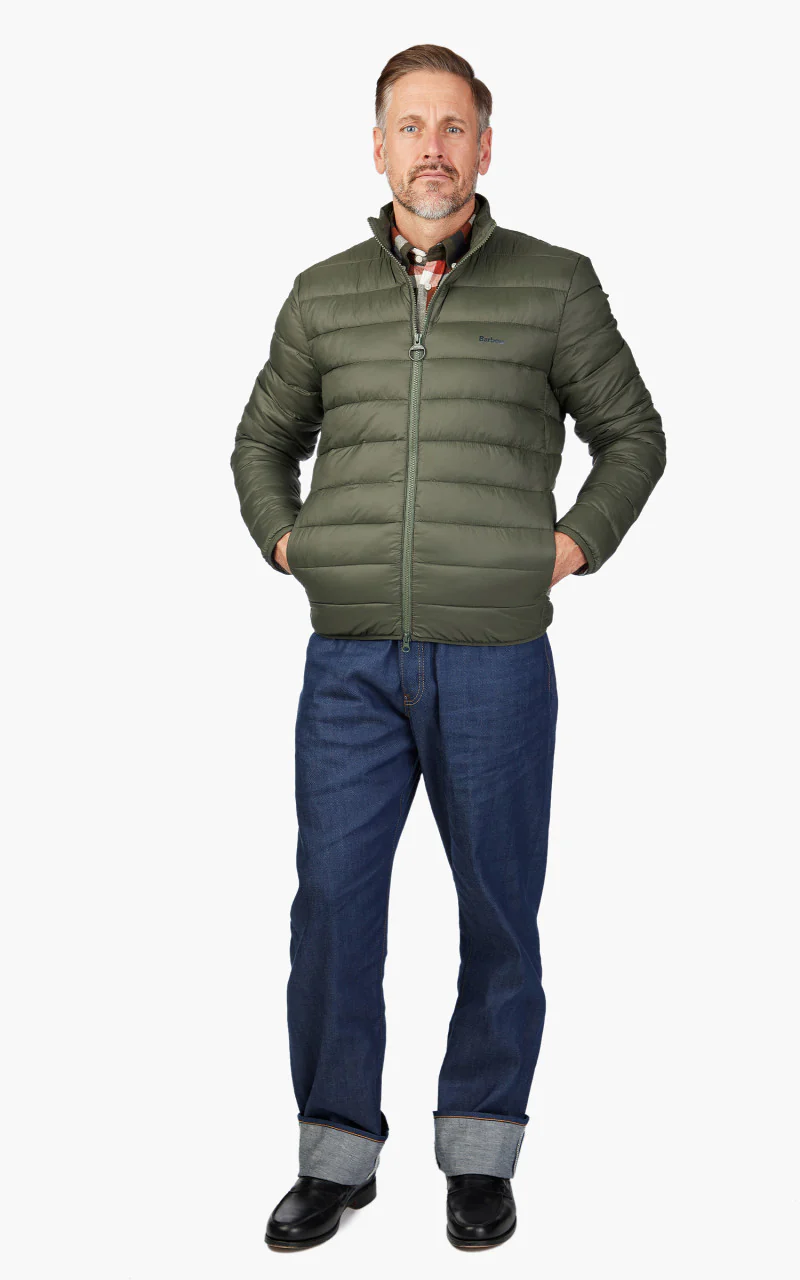 Barbour Penton Quilted Jacket Olive - Image 2