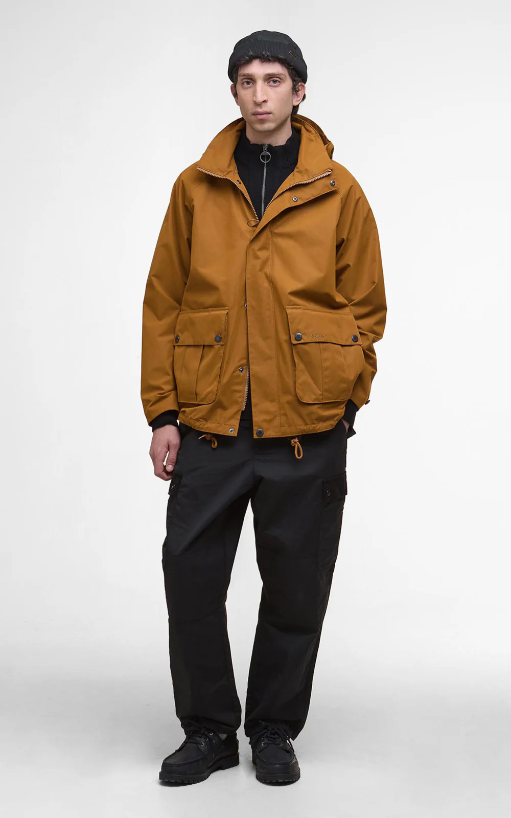 Barbour Re-Engineered Wading Spey Showerproof Jacket Bronze Brown - Image 2