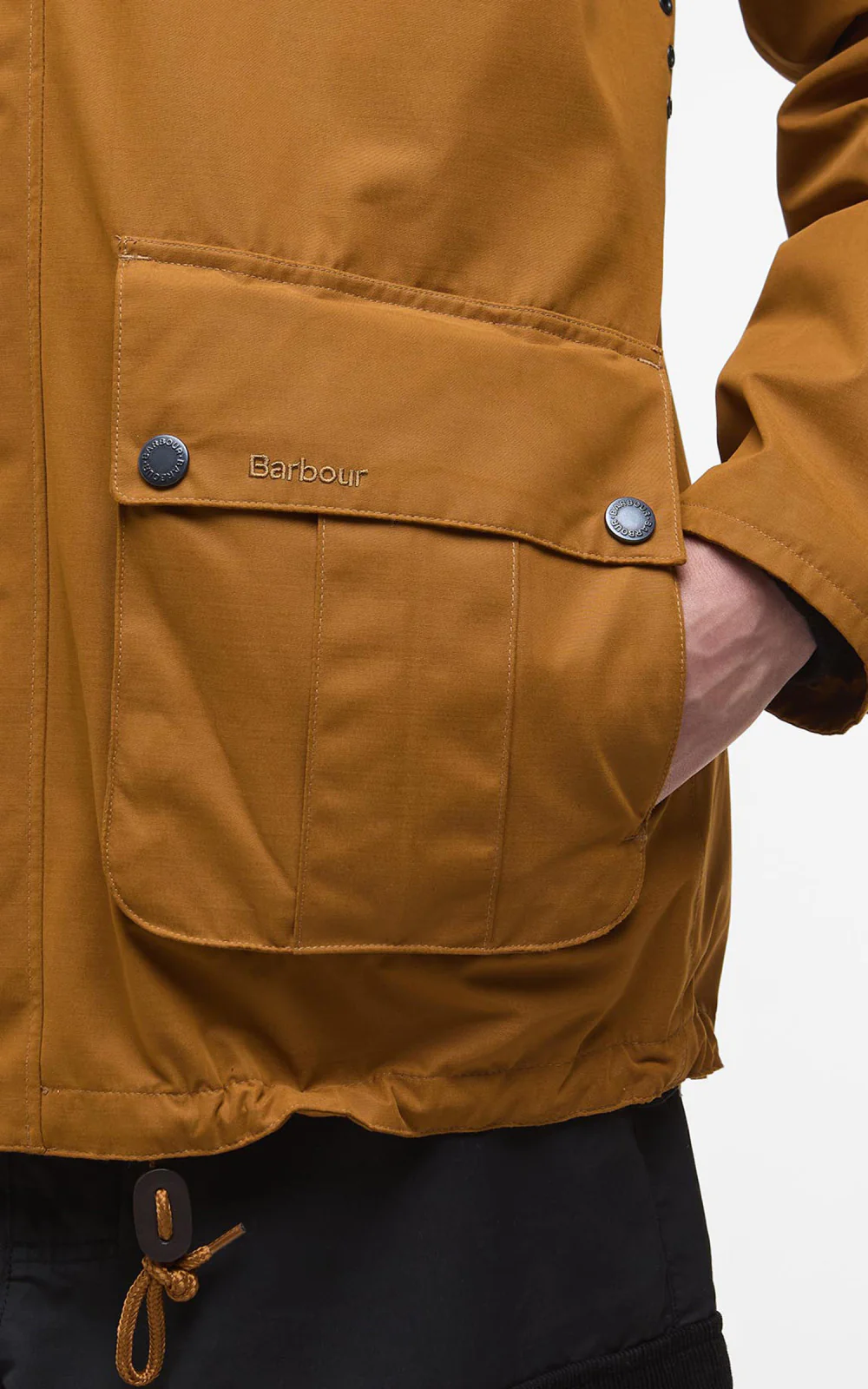Barbour Re-Engineered Wading Spey Showerproof Jacket Bronze Brown - Image 3