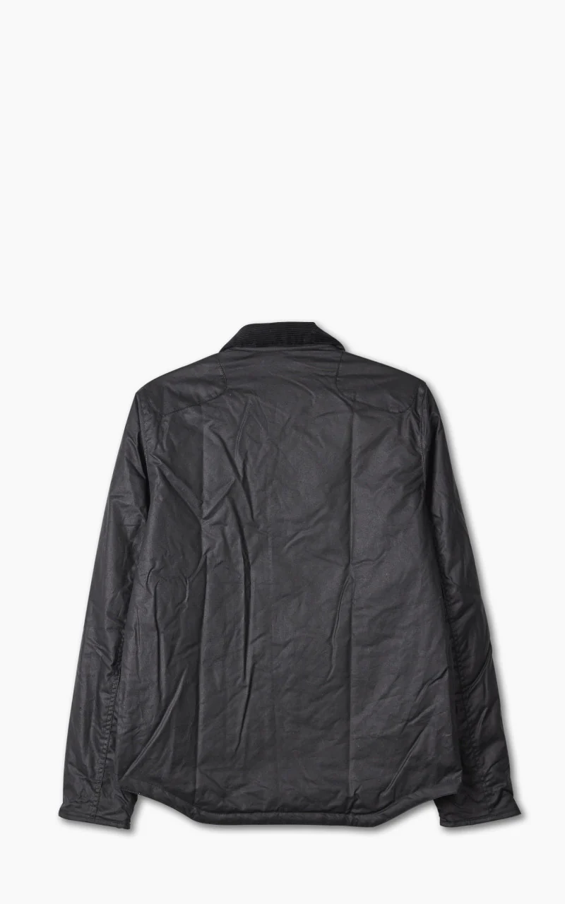 Barbour Reelin Wax Jacket Navy - Image 8