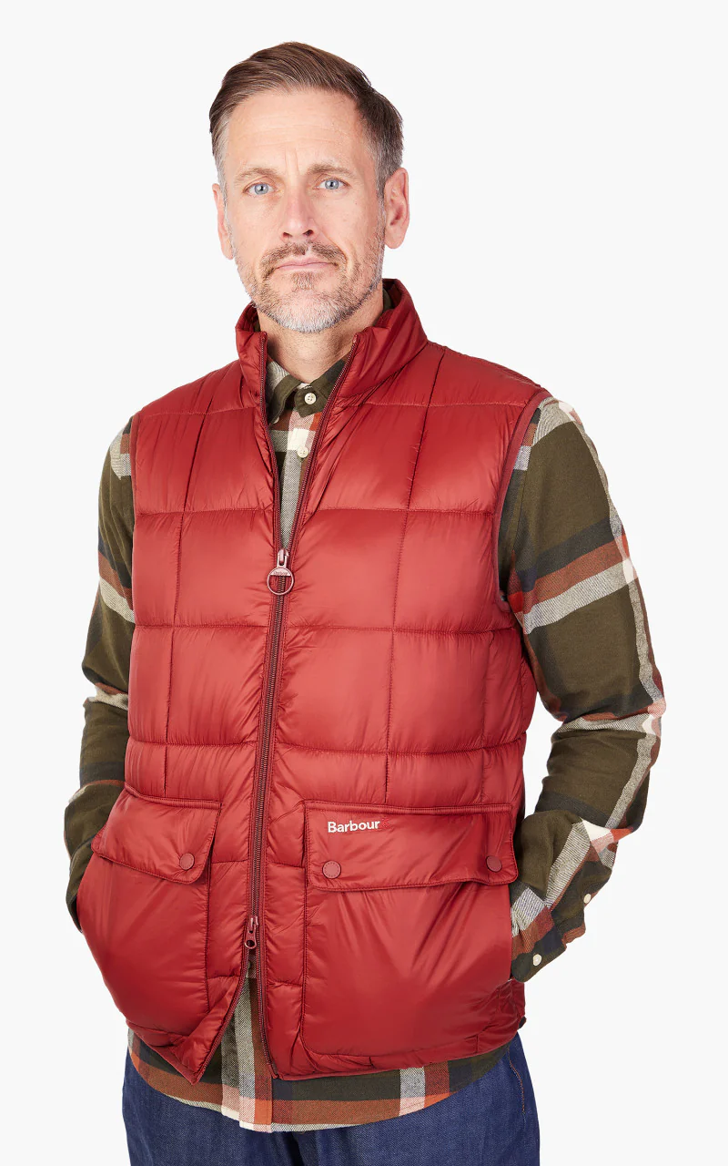 Barbour Ridge Gilet Russet - Image 4