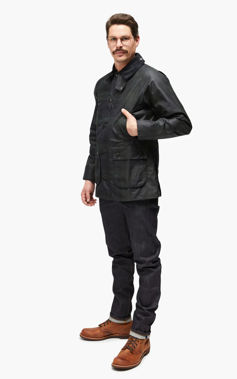 Barbour SL Bedale Wax Jacket Blackwatch - Image 3