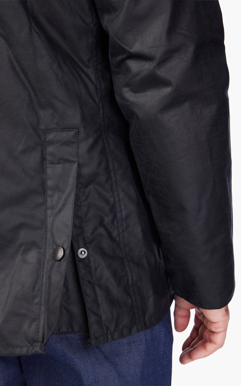 Barbour SL Bedale Wax Jacket Navy - Image 8
