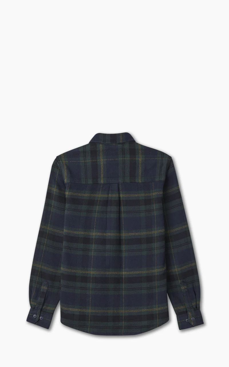 Barbour Snowcap Tailored Shirt Navy - Image 3