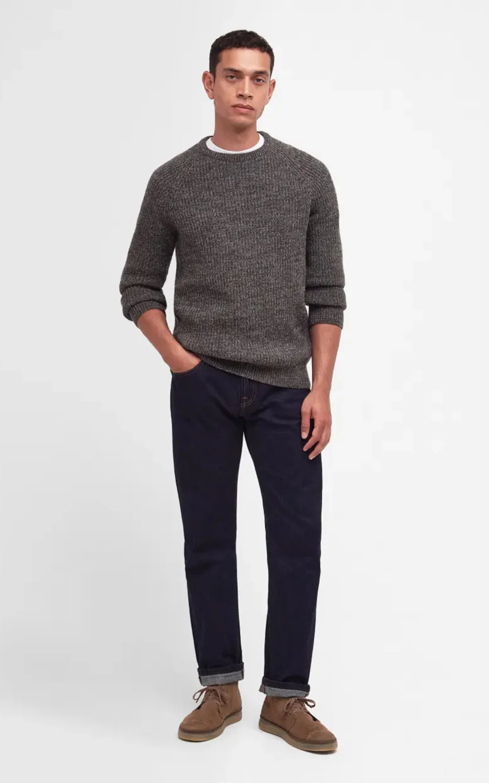 Barbour Sweatshirt Horseford Olive - Image 4