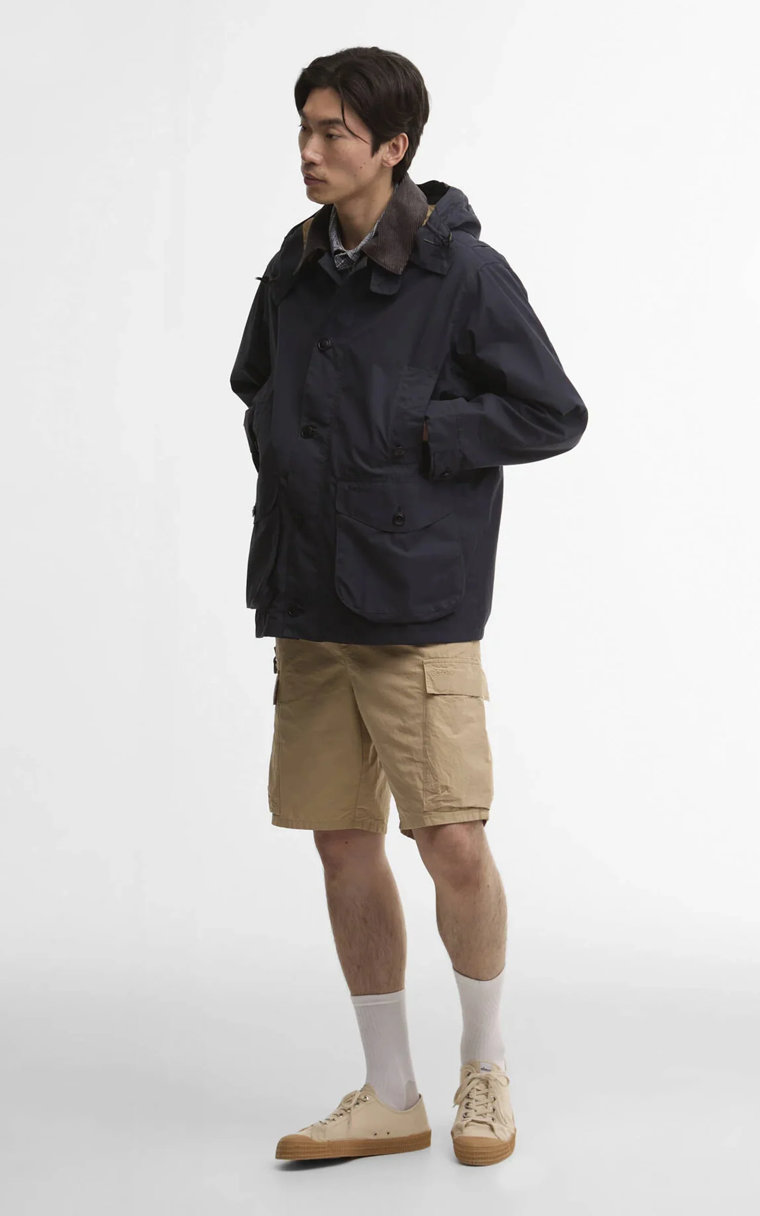 Barbour Ventile Endurance Showerproof Jacket Navy - Image 4