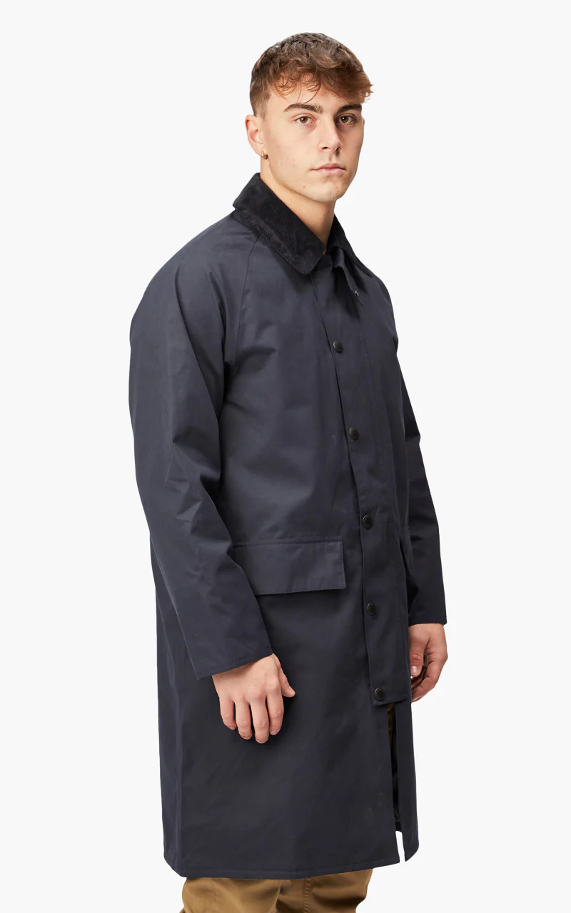 Barbour White Label Waterproof SL Burghley Jacket Navy - Image 6