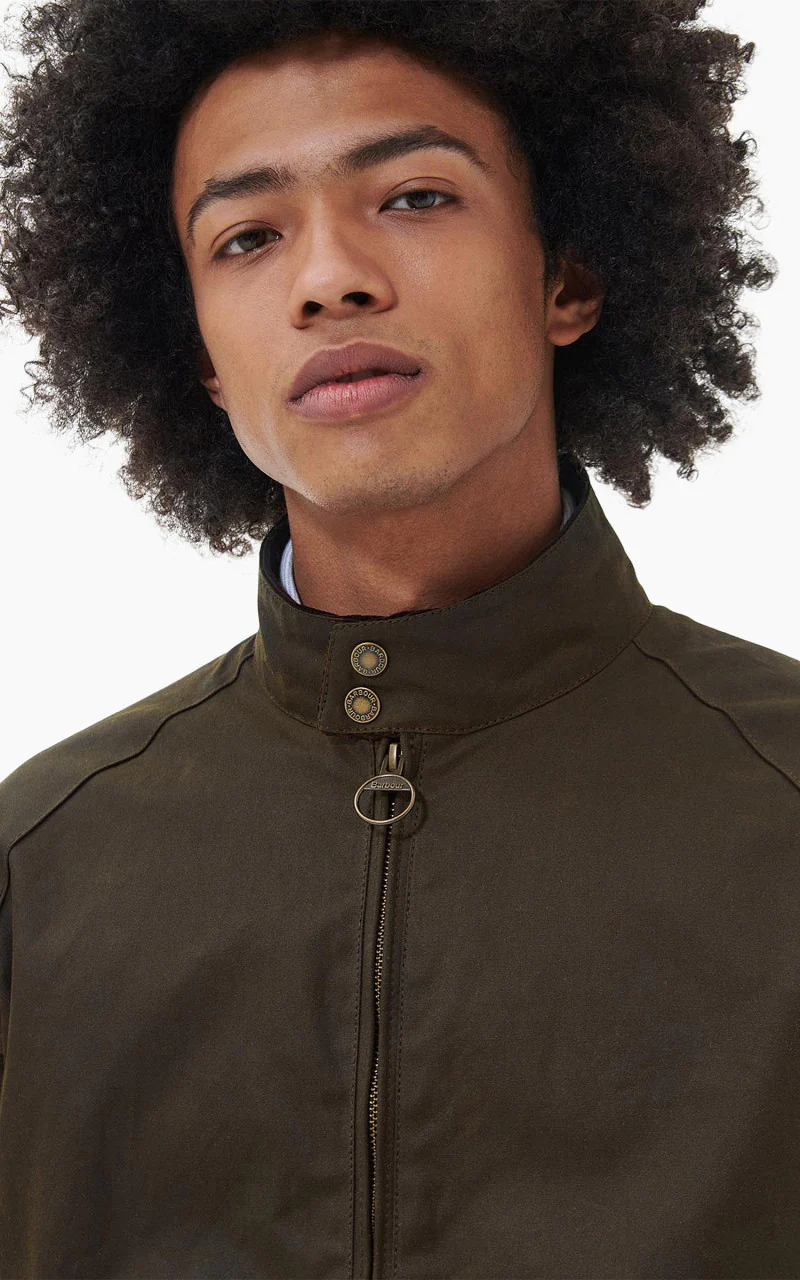 Barbour x Baracuta Brown Jacket Olive - Image 10