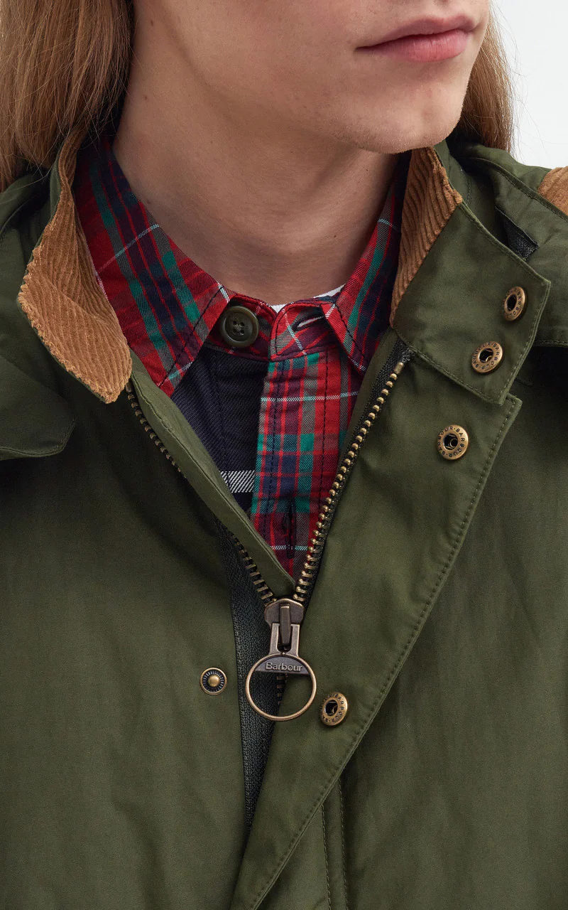 Barbour x Baracuta Mods Casual Parka Beech - Image 5