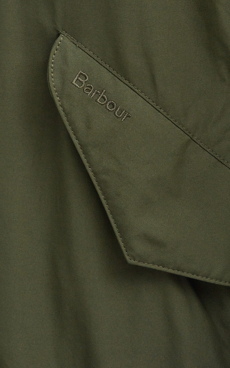 Barbour x Baracuta Mods Casual Parka Beech - Image 8