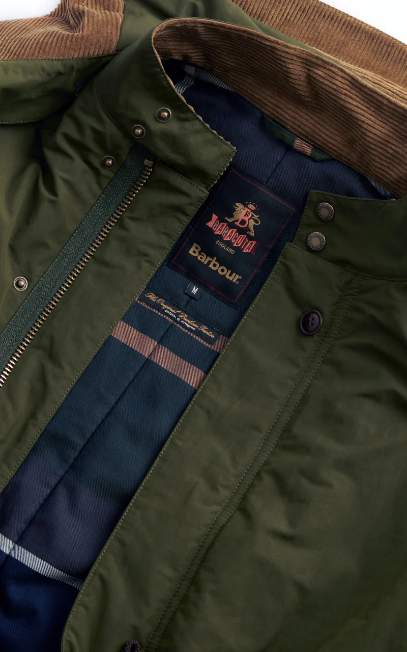 Barbour x Baracuta Mods Casual Parka Beech - Image 9