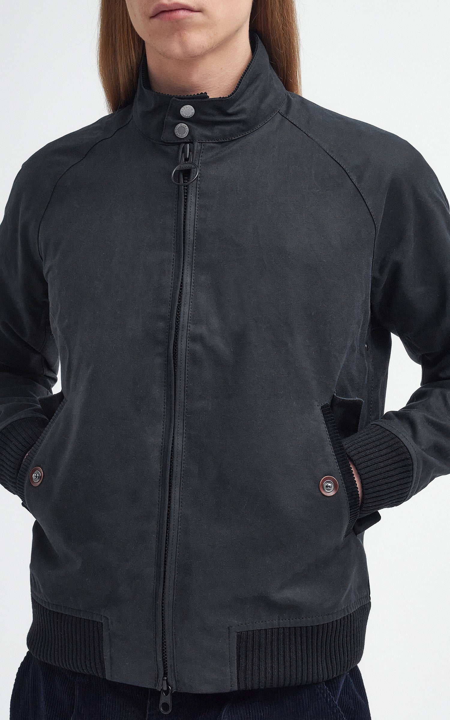 Barbour x Baracuta Porton Wax Jacket Black - Image 7