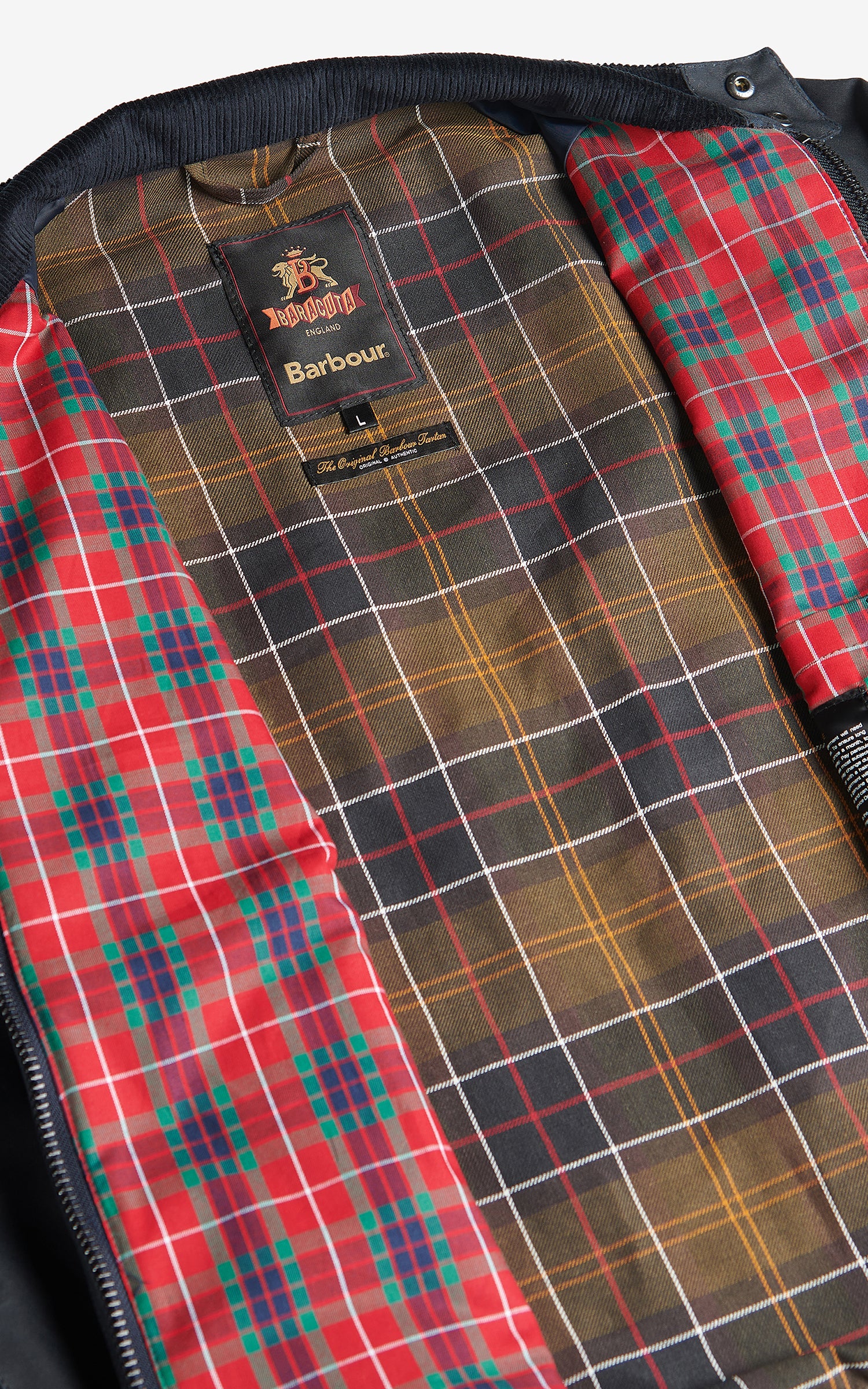 Barbour x Baracuta Porton Wax Jacket Navy - Image 11