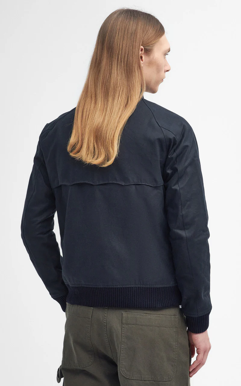 Barbour x Baracuta Porton Wax Jacket Navy - Image 3