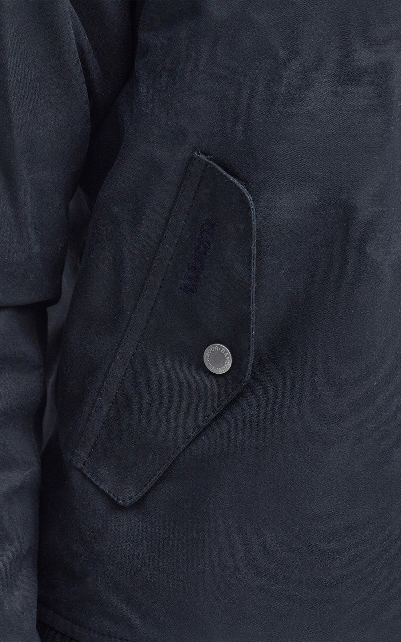 Barbour x Baracuta Porton Wax Jacket Navy - Image 7