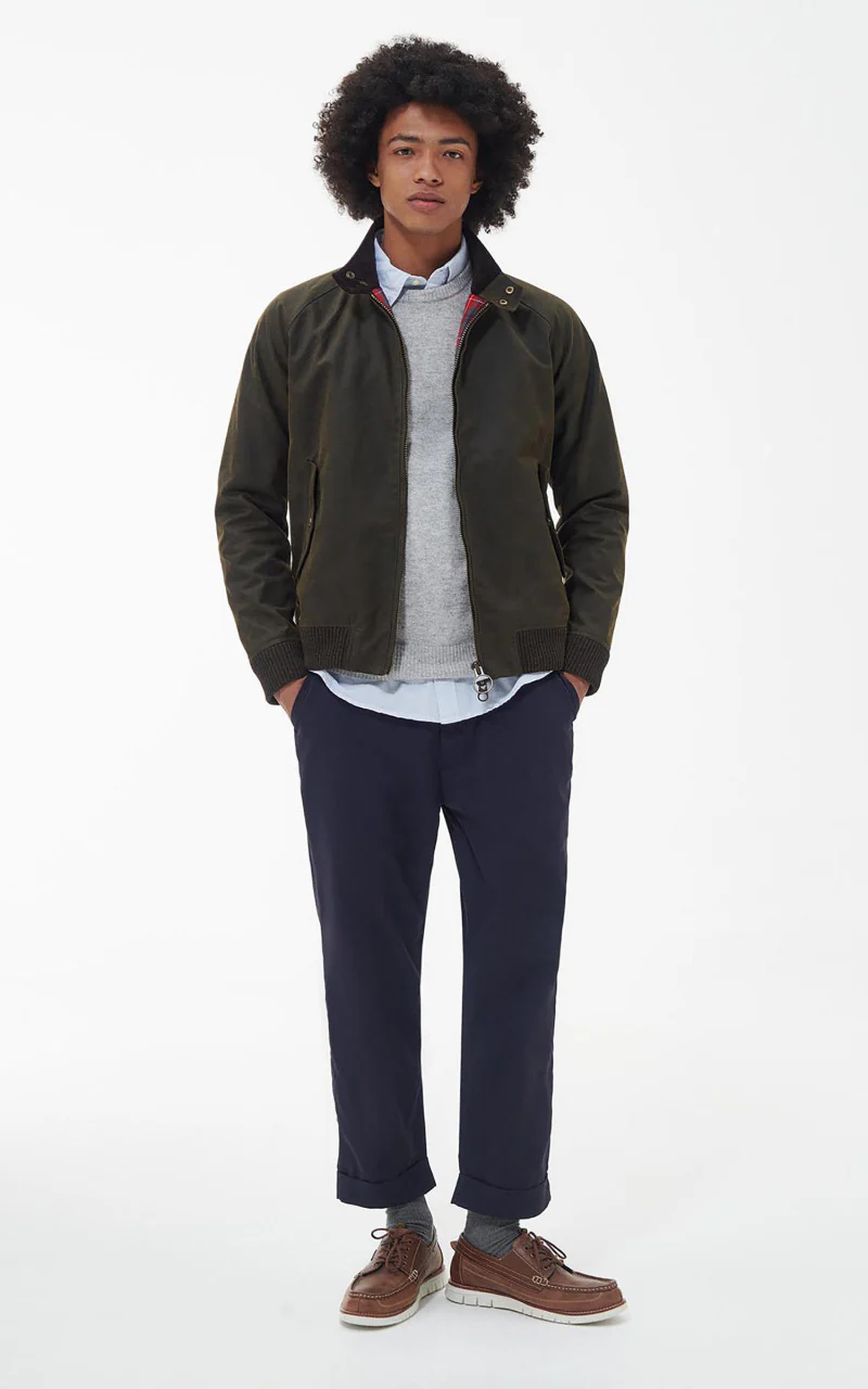 Barbour x Baracuta Porton Wax Jacket Olive - Image 2