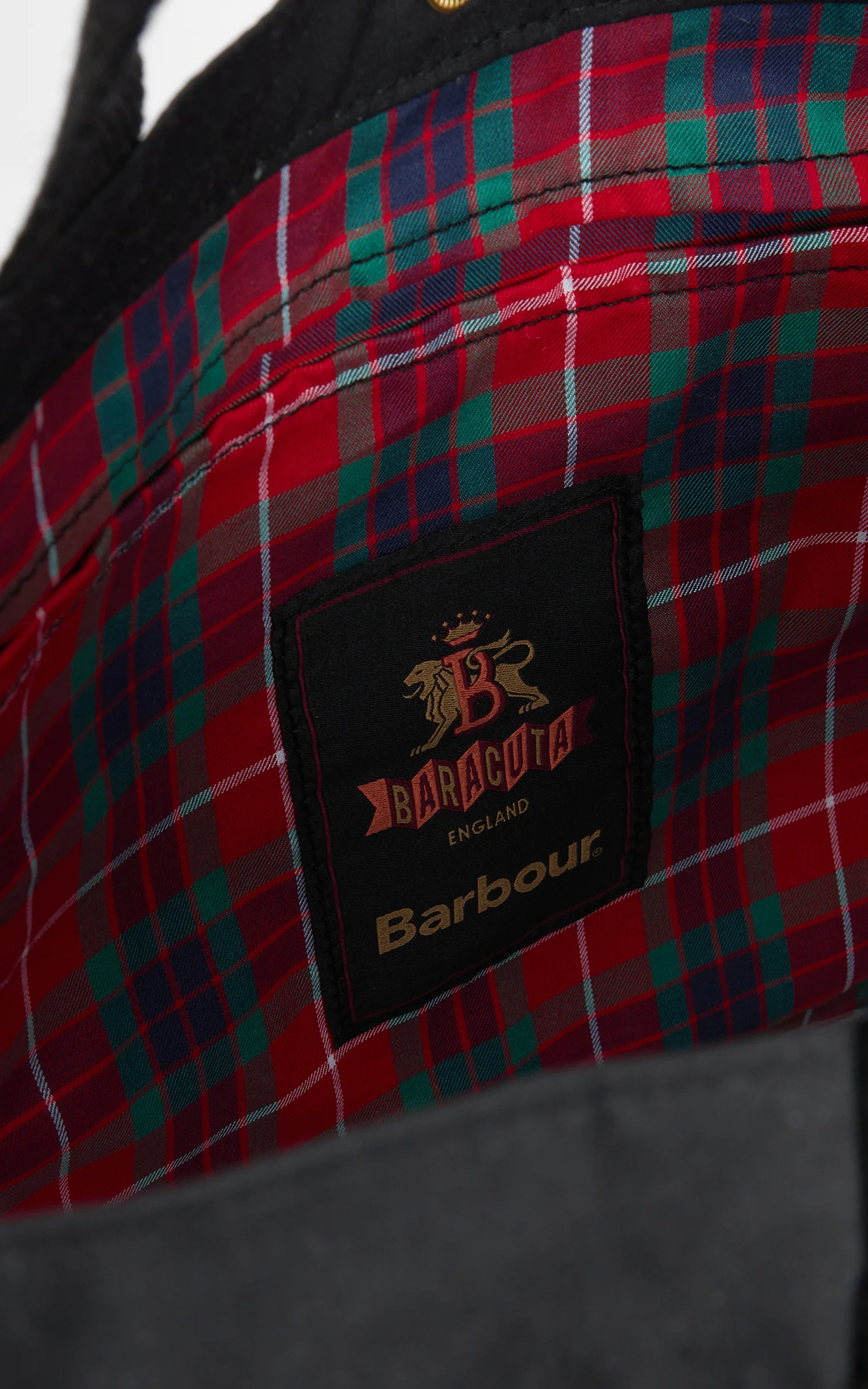 Barbour x Baracuta Tote Bag Black - Image 5