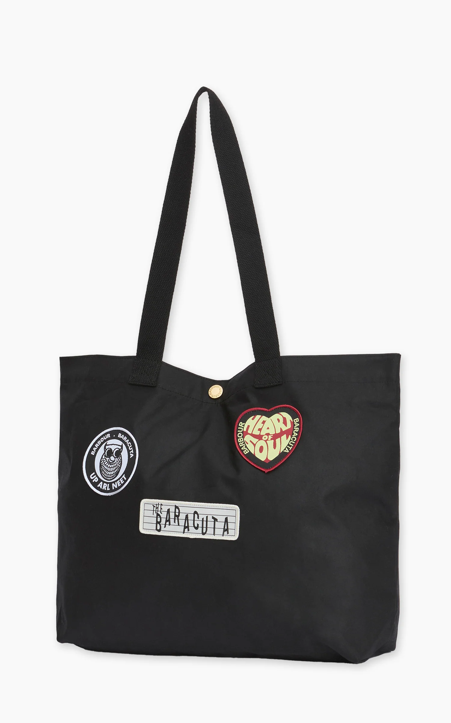 Barbour x Baracuta Tote Bag Black - Image 7