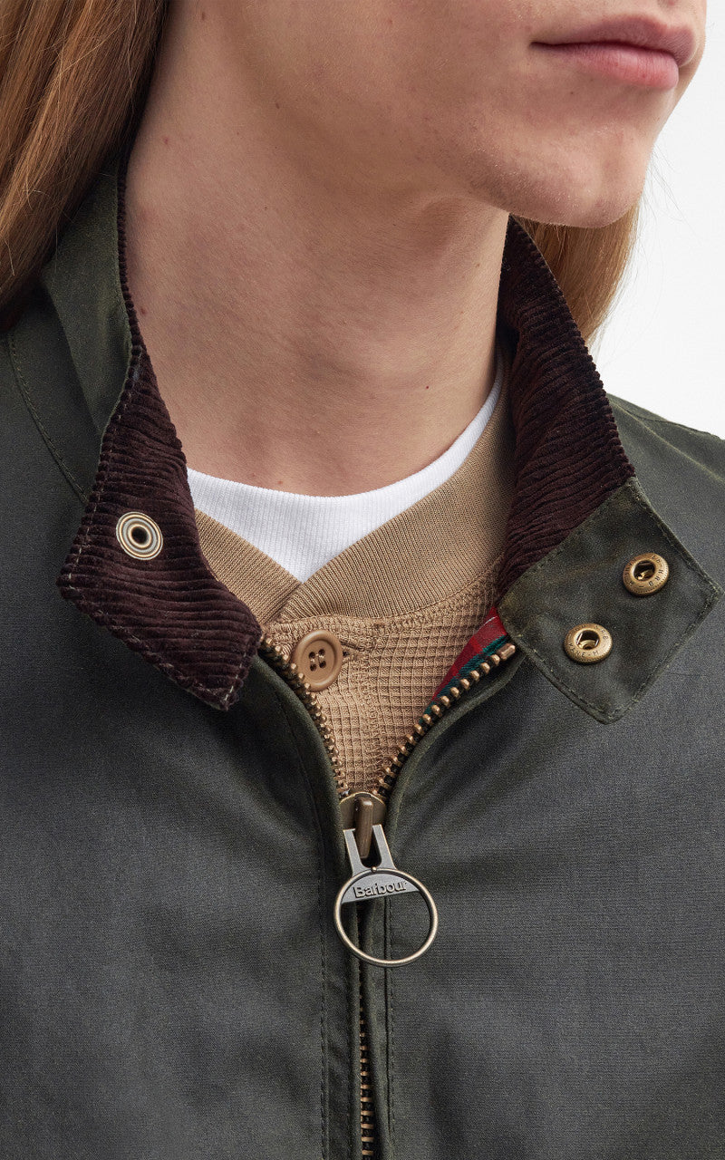 Barbour x Baracuta Wax Jacket Archive Olive - Image 5