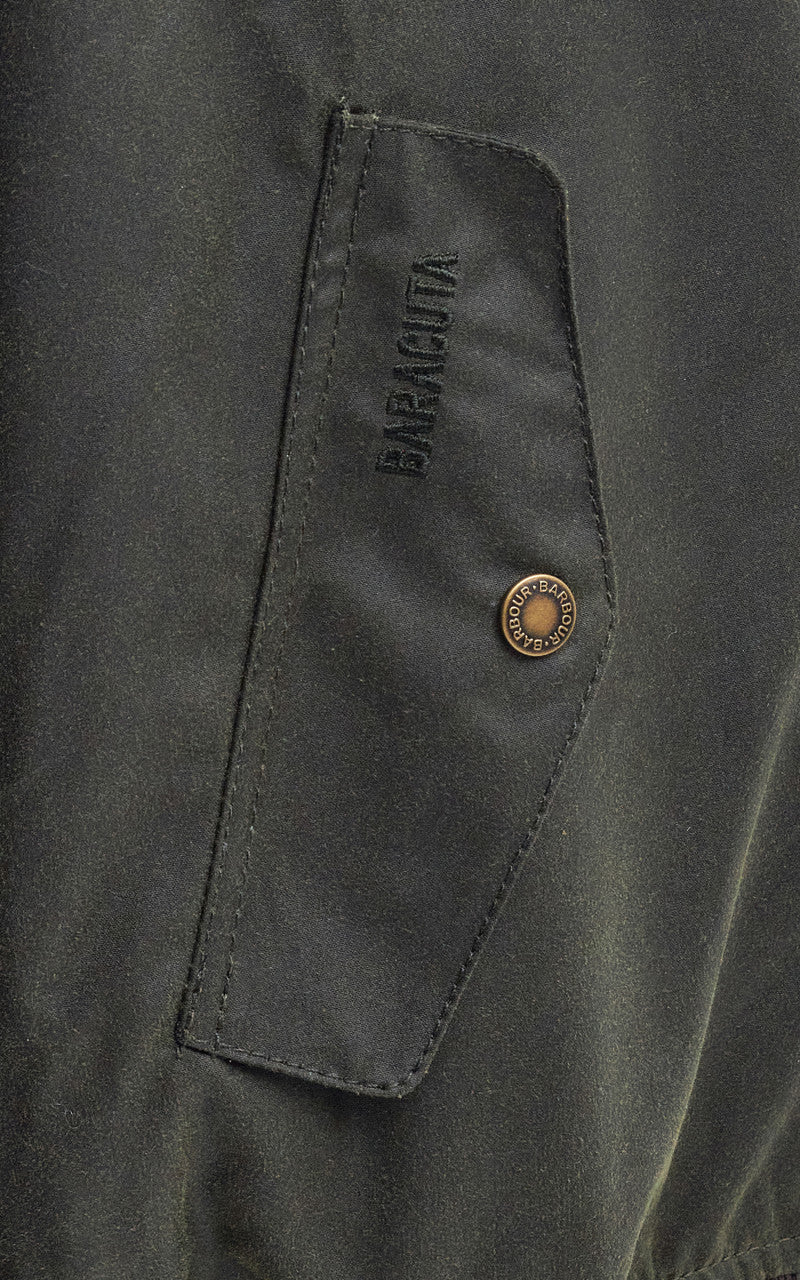 Barbour x Baracuta Wax Jacket Archive Olive - Image 8