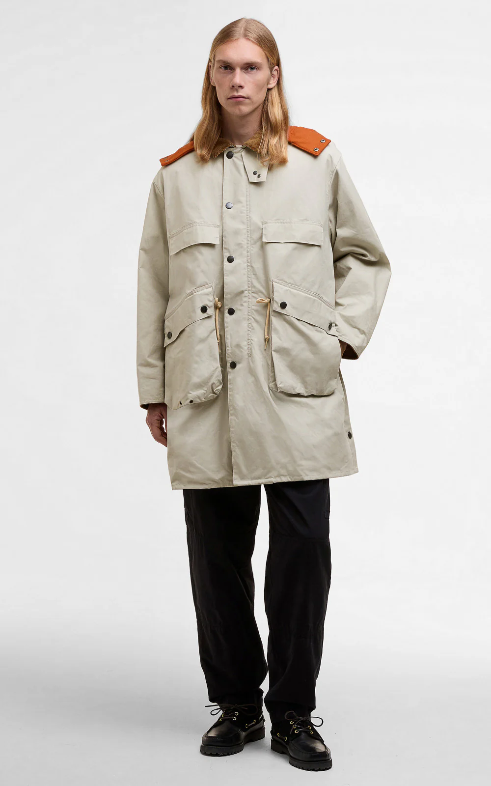 Barbour x Kaptain Sunshine Bedale Field Coat Clay - Image 2