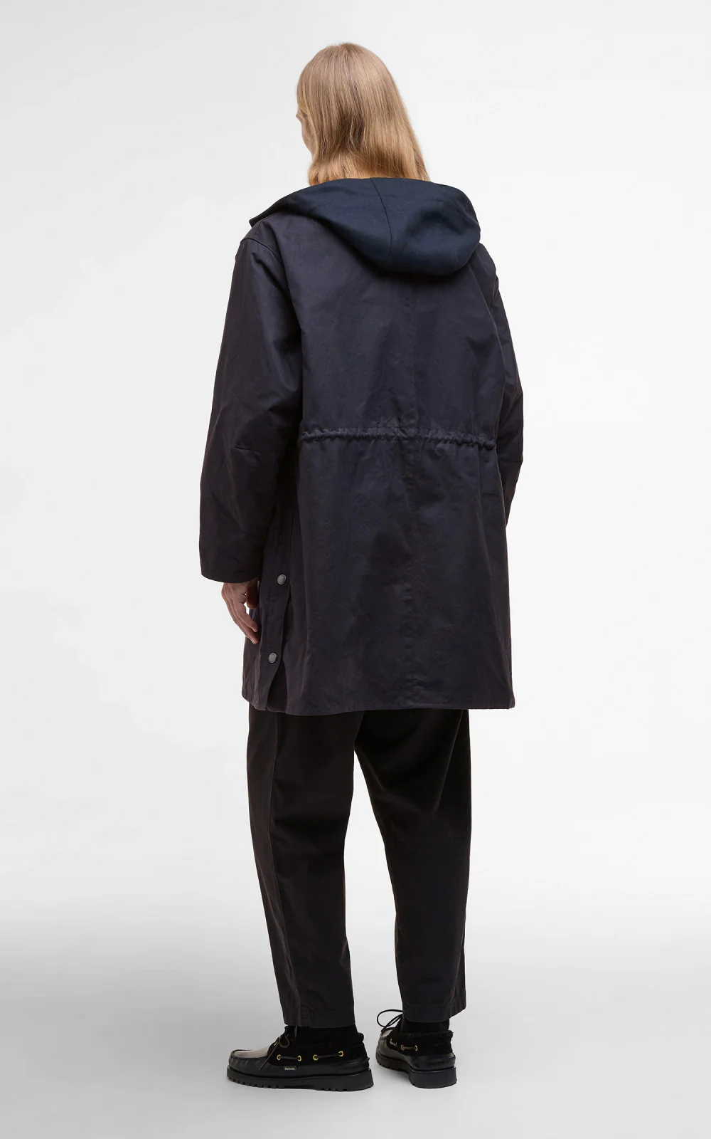 Barbour x Kaptain Sunshine Bedale Field Coat Dark Indigo - Image 3