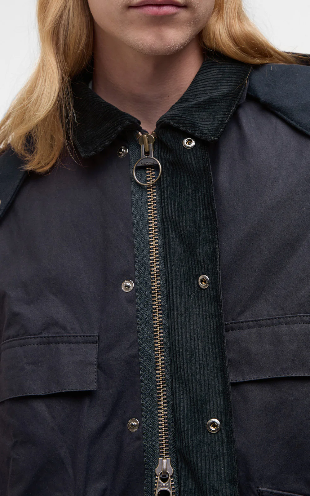 Barbour x Kaptain Sunshine Bedale Field Coat Dark Indigo - Image 5