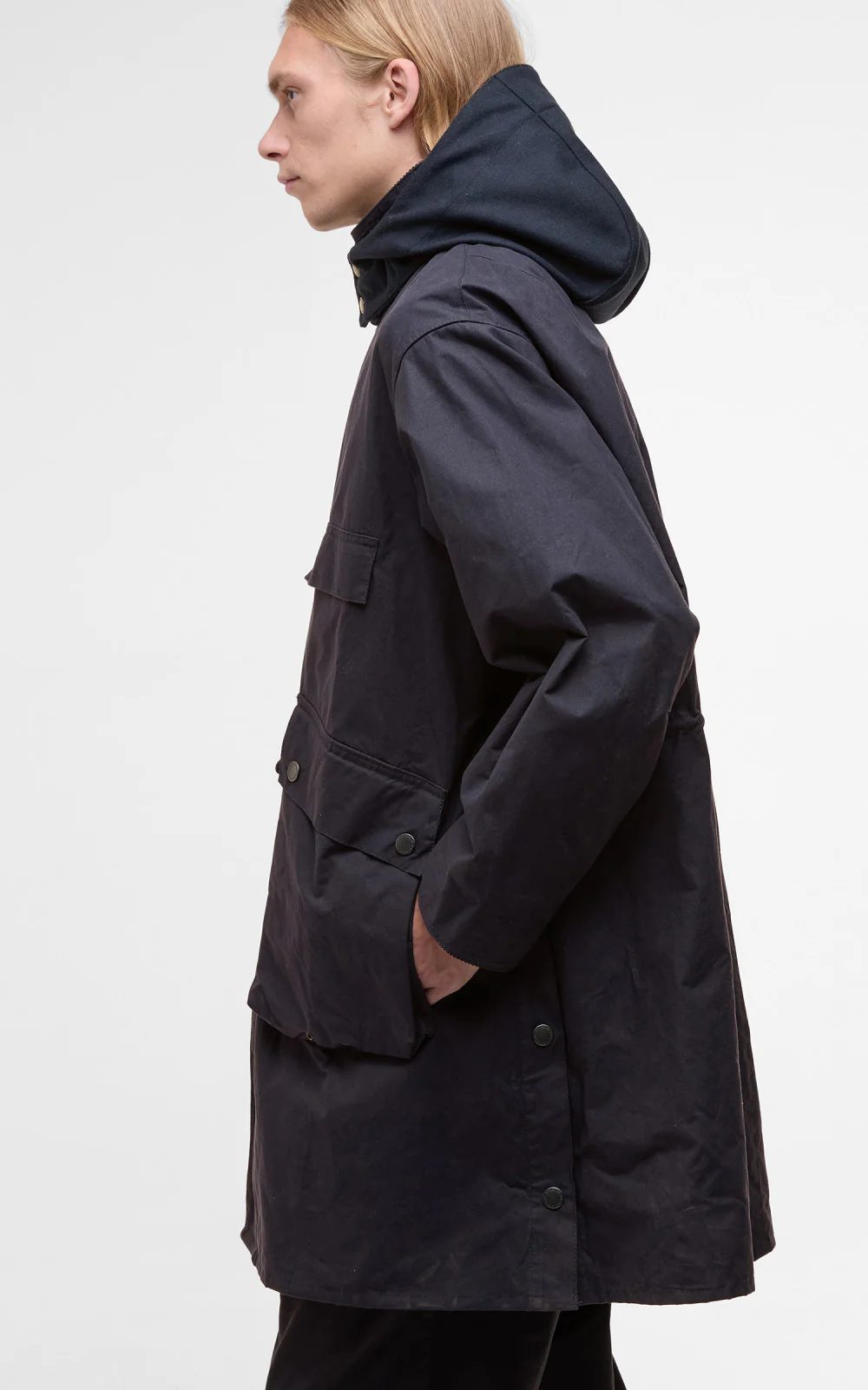 Barbour x Kaptain Sunshine Bedale Field Coat Dark Indigo - Image 7