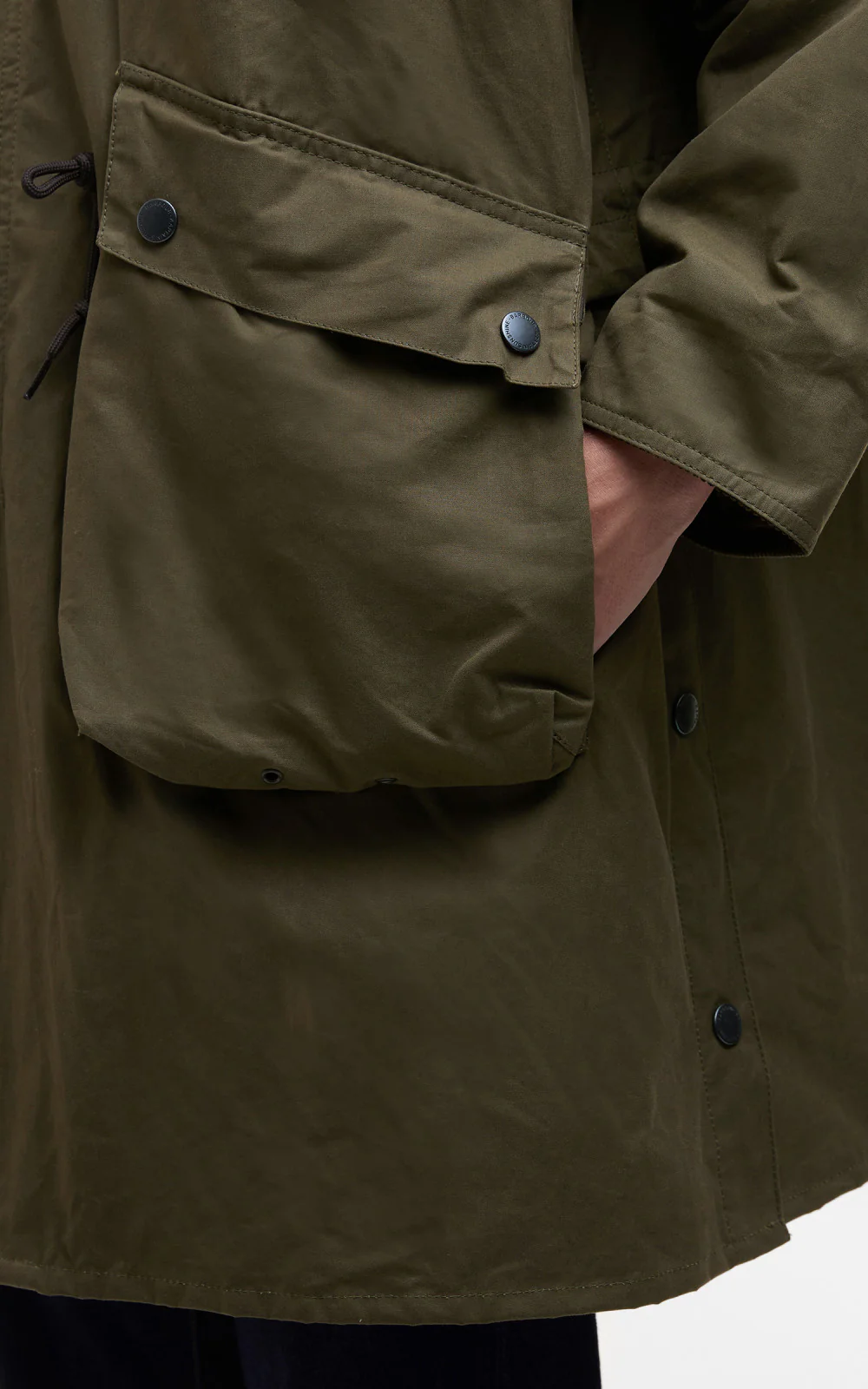 Barbour x Kaptain Sunshine Bedale Field Coat Khaki Brown - Image 8