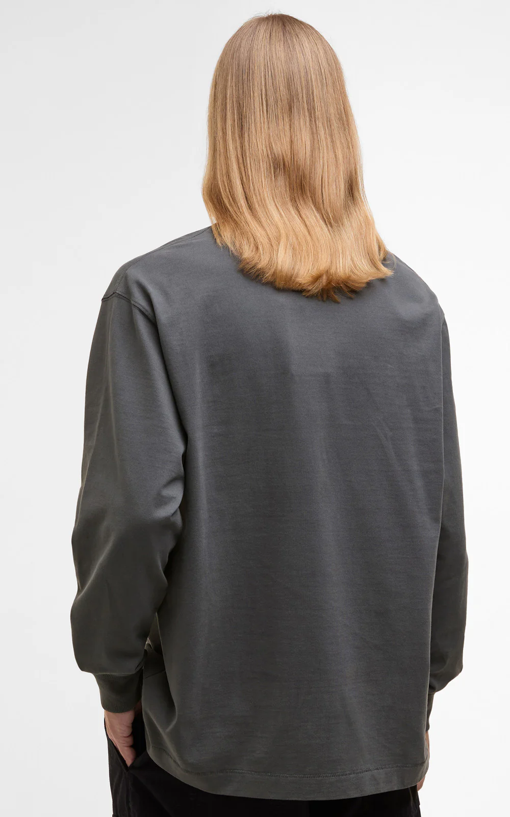 Barbour x Kaptain Sunshine L/S T-Shirt Iron - Image 3