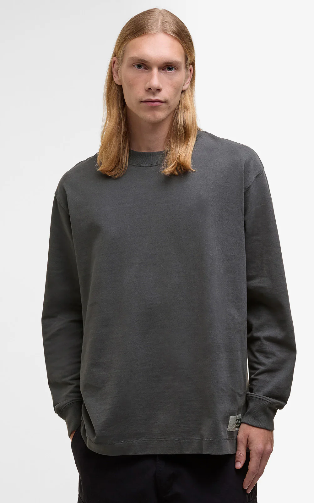 Barbour x Kaptain Sunshine L/S T-Shirt Iron - Image 4