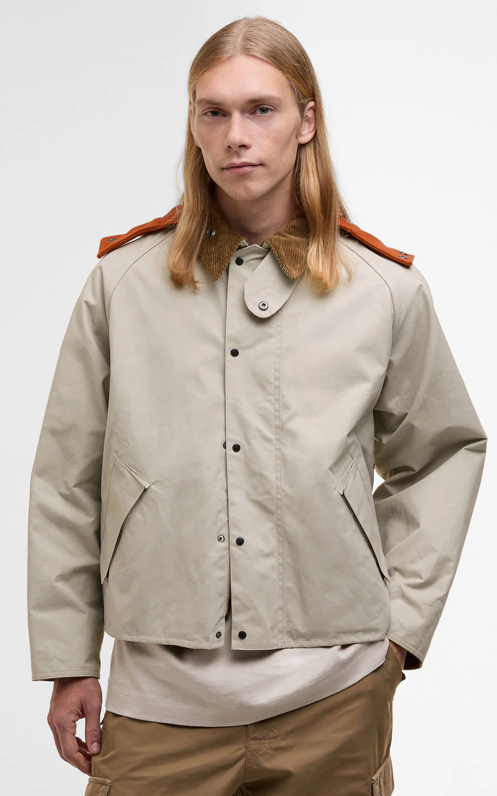 Barbour x Kaptain Sunshine Short Cruiser Clay - Image 4
