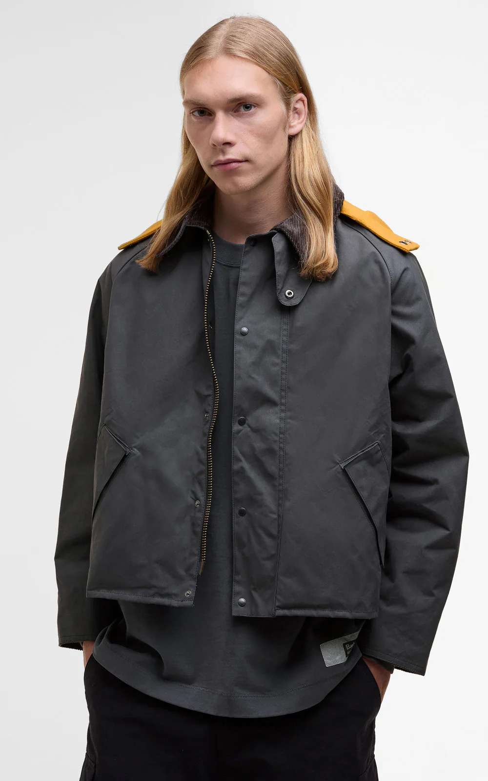 Barbour x Kaptain Sunshine Short Cruiser Iron - Image 4