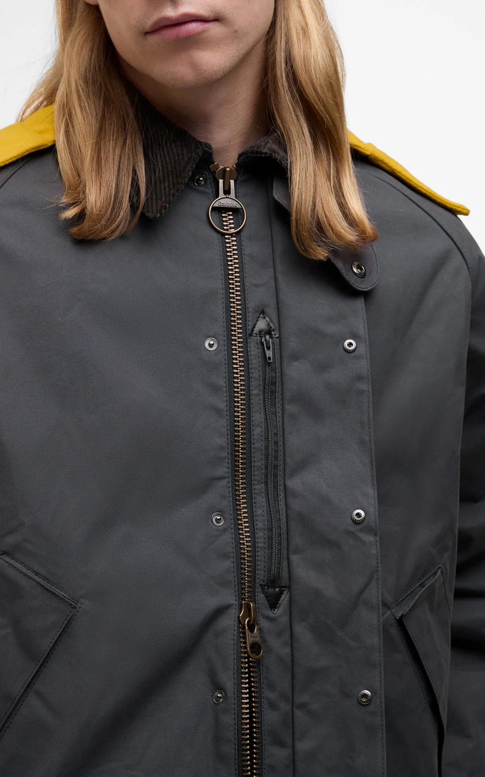 Barbour x Kaptain Sunshine Short Cruiser Iron - Image 8