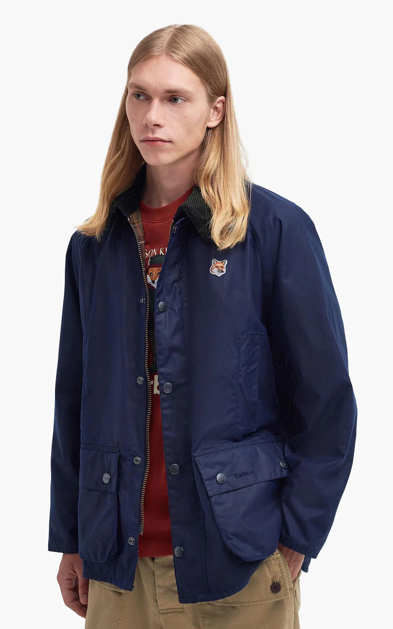 Barbour x Maison Kitsuné Beaufort Indigo - Image 2