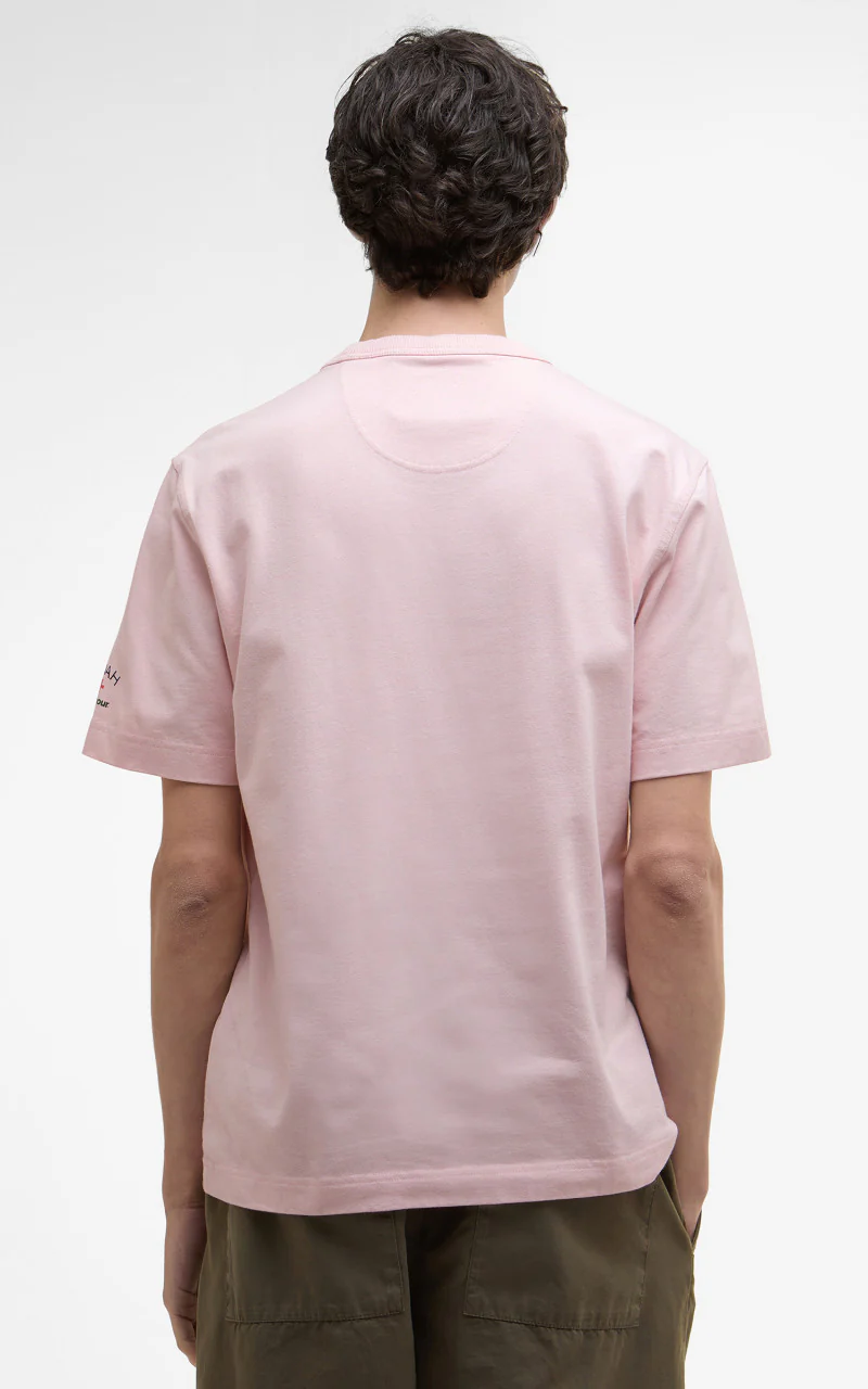 Barbour x NOAH Floral T-Shirt Chalk Pink - Image 5