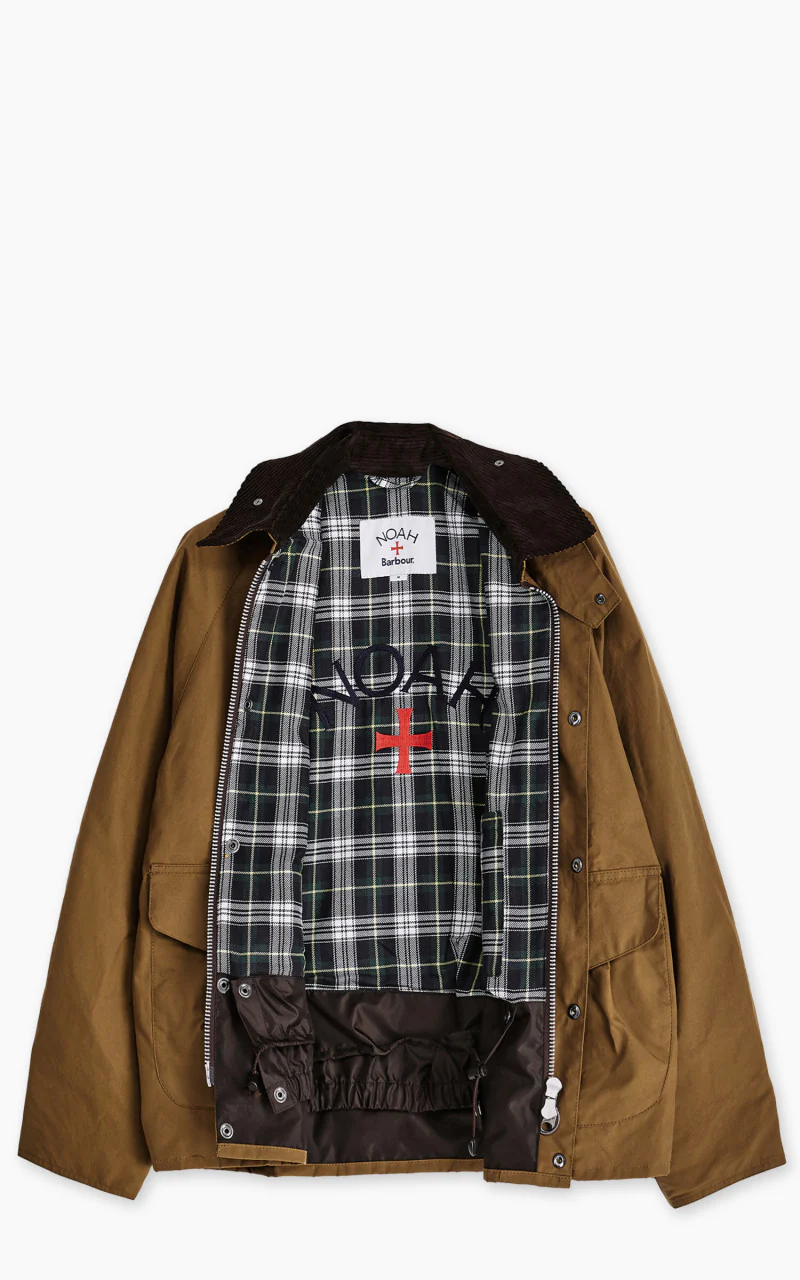 Barbour x NOAH Wading Casual Jacket Tobacco - Image 12